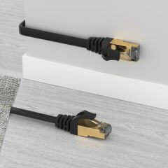 UNITEK CAT7 PATCH KABLO 3MT FLAT 10GBPS (C1897BK-3M)