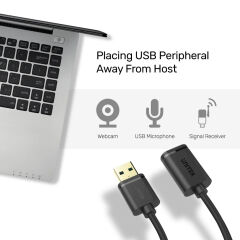 UNITEK USB3.0(M) TO USB3.0(F) UZATMA KABLO 1.5MT 5GBPS (Y-C459GBK)