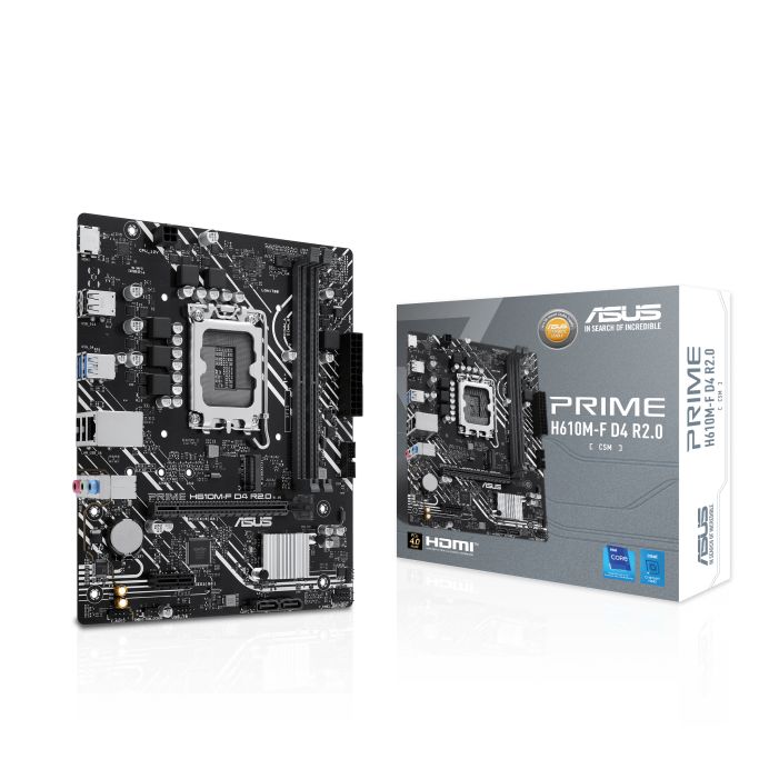 ASUS PRIME H610M-F ANAKART D4 R2.0 DDR4 3200MHZ MATX