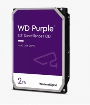 2TB WD Purple GÜVENLİK 7/24 DISKLERI SATA 6Gb/s 64MB DV 7x24 WD23PURZ