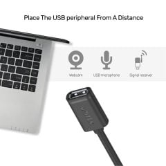UNITEK USB-AM TO USB-AF UZATMA KABLO 1.5 METRE Y-C449GBK