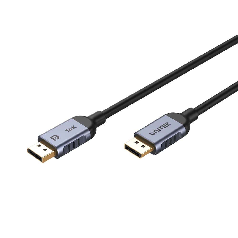 UNITEK DISPLAY PORT 2.1 %100 BAKIR 2 METRE 16K 60Hz C1626GY01-2M