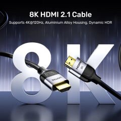 UNITEK HDMI2.1 KABLO 2 METRE 8K 60Hz C11086GY01-2M