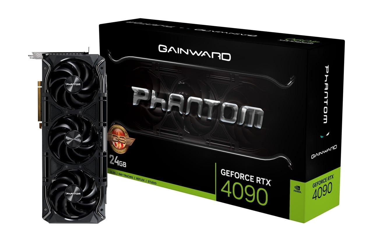 GAINWARD RTX4090 PHANTOM EKRAN KARTI GS 24GB GDDR6X 384bit