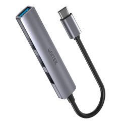 UNITEK TYPE-C TO 4 PORT USB HUB (USB3.0 + 3xUSB2.0) (H1208B)