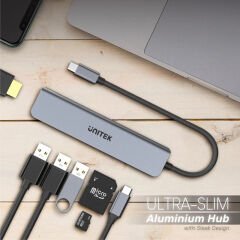 UNITEK USB-C 7in1 UNIVERSAL DOCKING STATION (H1118A)
