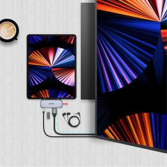 UNITEK USB-C 4in1 UNIVERSAL DOCK STATION IPAD PRO & AIR DESTEKLİ (D1070A)