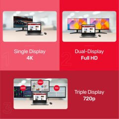 UNITEK USB-C 11in1 UNIVERSAL DOCKING STATION MST DESTEKLİ  (D1022B)