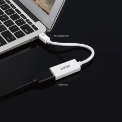 UNITEK MINI DISPLAYPORT TO HDMI DÖNÜŞTÜRÜCÜ 4K&30Hz (Y-6331)