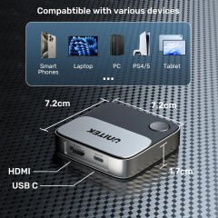 UNITEK WIRELESS 4K&60Hz KABLOSUZ GÖRÜNTÜ AKTARICI (V1162B01)