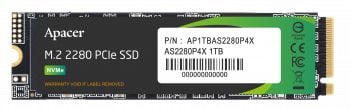 Apacer AS2280P4X-1 1TB SSD DİSK 2100-1700 MB/s M.2 PCIe Gen3x4 SSD (AP1TBAS2280P4X-1)