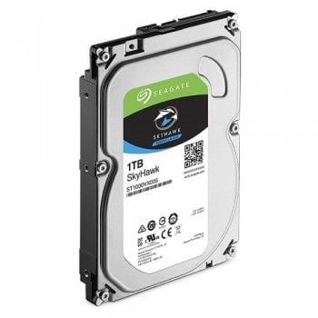 1TB SEAGATE SKYHAWK GÜVENLİK 7/24 DISKLERI 64MB 7/24 ST1000VX005