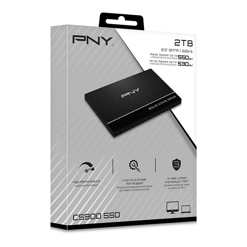 2TB PNY CS900 SSD DİSK SSD 2,5'' SSD (SSD7CS900-2TB-RB)