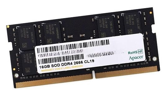 Apacer 16 GB(1x16GB) RAM 5600Mhz SODIMM CL40 DDR5 Notebook Ram ( FS.16G2C.PK)