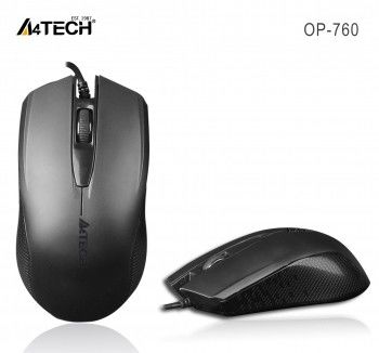 A4 TECH OP-760 MOUSE USB SİYAH V-TRACK 1000 DPI