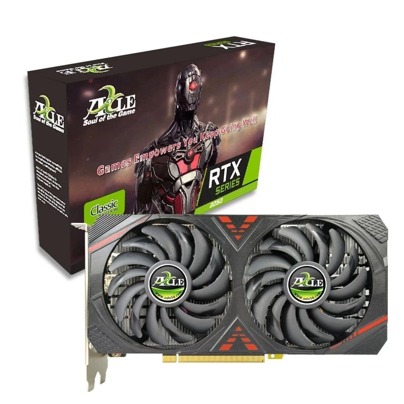 AXLE RTX 3050 EKRAN KARTI 8GB GDDR6 128Bit (AX-RTX3050/8GD6P8DIP)