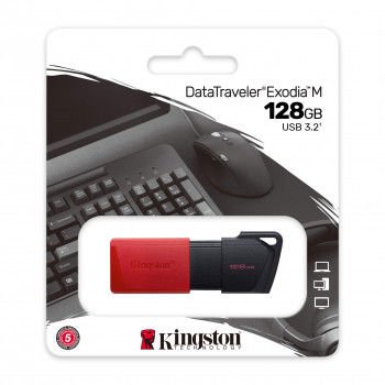 128GB USB3.2 DTXM/128GB USB BELLEK Exodia M KINGSTON FLASH BELLEK
