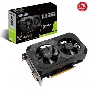 ASUS TUF-GTX1650-4GD6-GAMING EKRAN KARTI 4GB GDDR6 HDMI DP 128Bit