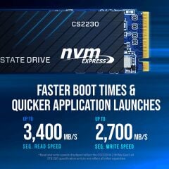 PNY CS2230 2TB SSD DİSK 3300/2600 NVMe PCIe M.2 SSD (M280CS2230-2TB-RB)