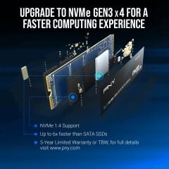 PNY CS2230 2TB SSD DİSK 3300/2600 NVMe PCIe M.2 SSD (M280CS2230-2TB-RB)