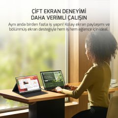 EZCOOL LITE E15T MONİTÖR 15,6’’ 60HZ FHD PORTABLE TAŞINABİLİR DOKUNMATİK MONİTÖR SIFIR ÖLÜ PİKSEL GARANTİLİ