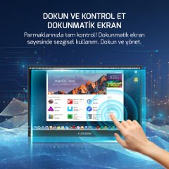 EZCOOL LITE E15T MONİTÖR 15,6’’ 60HZ FHD PORTABLE TAŞINABİLİR DOKUNMATİK MONİTÖR SIFIR ÖLÜ PİKSEL GARANTİLİ