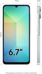 SAMSUNG GALAXY A06 128GB 4GB RAM MAVI CEP TELEFONU
