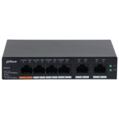 DAHUA CS4006-4GT-60 4 PORT SWITCH 4XGE-2XGE YÖNETİLEBİLİR 60W POE SWİTCH