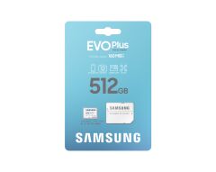 512GB SAMSUNG EVO PLUS MICROSDXC UHS-I U3 V30 A2 160MB/s MB-MC512SA/TR