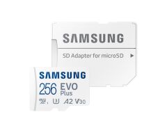 256GB SAMSUNG EVO PLUS MICROSDXC UHS-I U3 V30 A2 160MB/s MB-MC256SA/TR