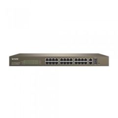 TENDA TEF1226P 24 PORT 10/100 24 PORT POE WEB YÖNETİLEBİLİR SWITCH 2GE+2SFP (410W)
