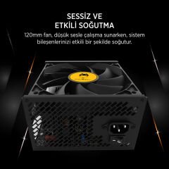 James Donkey JDP750 APFC 12CM 750W Bronze 80+ Power Supply