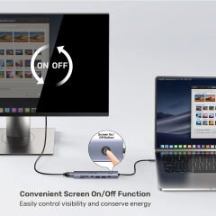 UNITEK UHUB S7 PRO 7-IN-1 5GBPS USB-C HUB (H1124AGY01)