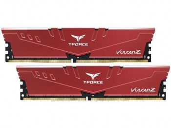 Team T-Force Vulcan RAM Z Red 16GB (2x8GB) 3200MHz CL16 DDR4 Gaming Ram (TLZRD416G3200HC16CDC01)