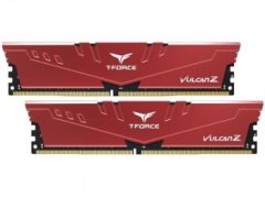 Team T-Force Vulcan RAM Z Red 16GB (2x8GB) 3200MHz CL16 DDR4 Gaming Ram (TLZRD416G3200HC16CDC01)