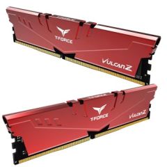 Team T-Force Vulcan RAM Z Red 16GB (2x8GB) 3200MHz CL16 DDR4 Gaming Ram (TLZRD416G3200HC16CDC01)