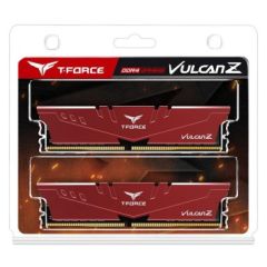 Team T-Force Vulcan RAM Z Red 16GB (2x8GB) 3200MHz CL16 DDR4 Gaming Ram (TLZRD416G3200HC16CDC01)