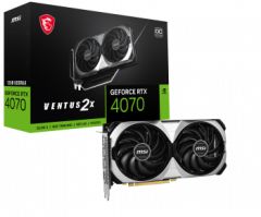 MSI GEFORCE RTX 4070 VENTUS 2X E 12G OC 12GB GDDR6X HDMI DP 192Bit