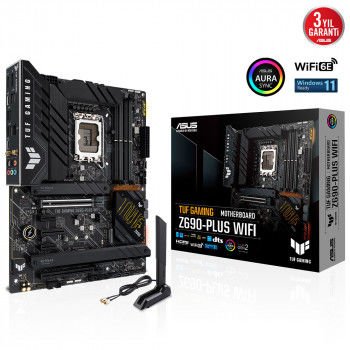 ASUS TUF GAMING Z690-PLUS WI-FI 6000Mhz(O.C) DDR5 HDMI DP M.2 1700p