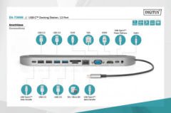DIGITUS DA-70888 USB TYPE-C DOCKING STATION