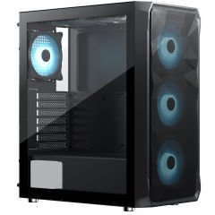 FRISBY FC-9485G 600W KASA 80+ BRONZE 4XRGB SIYAH