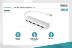 DIGITUS DA-70242-1 4 PORT USB 3.0 HUB ADAPTÖR