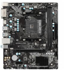 MSI A320M-A PRO DDR4 3200 (OC) DVI HDMI mATX