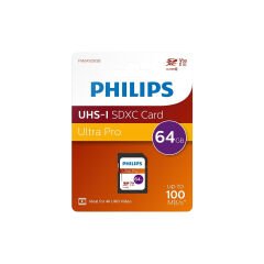 PHILIPS 64GB SDXC 100MB/S C10 FM64SD65B/00