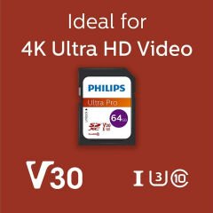 PHILIPS 64GB SDXC 100MB/S C10 FM64SD65B/00
