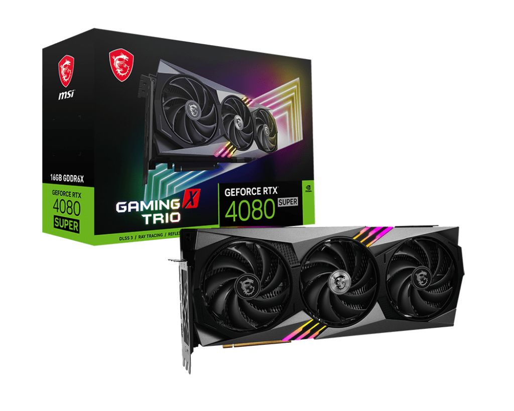 MSI GEFORCE RTX 4080 SUPER EKRAN KARTI 16GB GAMING X TRIO