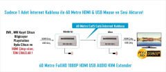 EZCOOL EZ-2010EX 60MT KVM SWITCH HDMI USB KVM EXTENDER 1080P